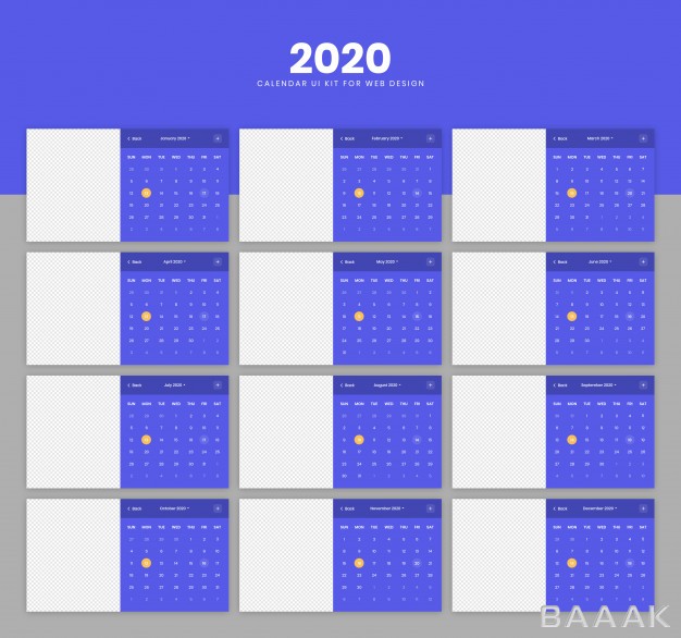 قالب-تقویم-سال-2020-میلادی-برای-رابط-کاربری-وب-سایت_415873802