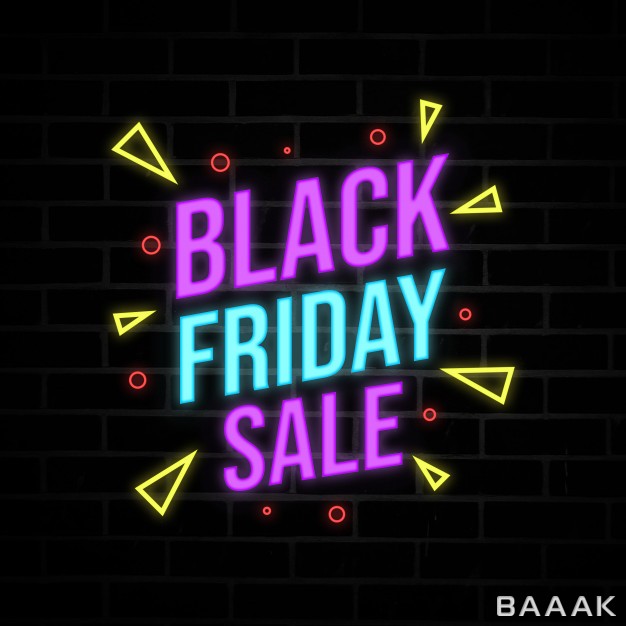 بنر-زیبا-Black-friday-sale-discount-neon-style-banner_793797819