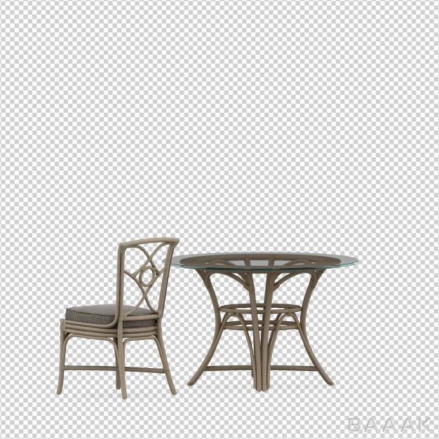 تصویر-صندلی-و-میز-شیشه‌ای-با-استایل-ایزومتریک-بدون-پس-زمینه_637625259