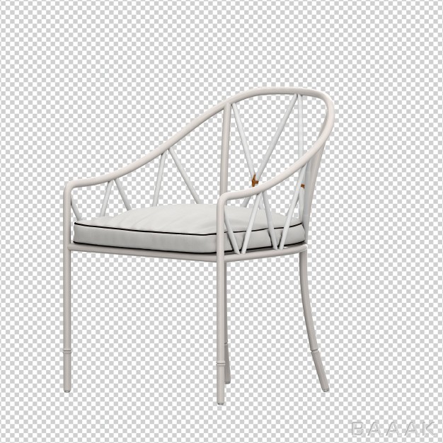 تصویر-صندلی-سفید-رنگ-با-استایل-ایزومتریک-بدون-پس-زمینه_561853212