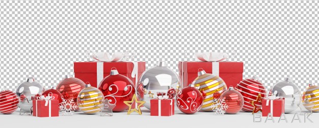 تصاویر-توپ‌های-طلایی-و-قرمز-کریسمس-و-باکس-هدیه_442199745