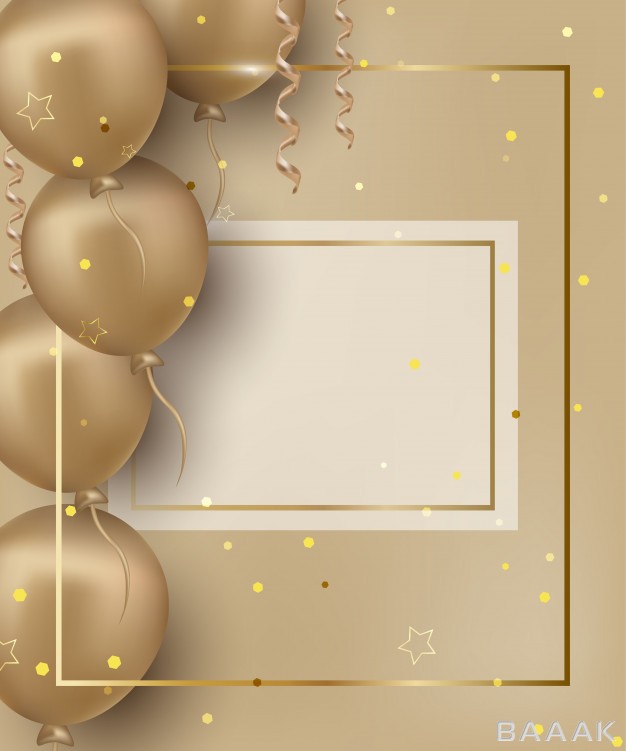 پس-زمینه-فوق-العاده-Happy-birthday-greeting-card-with-golden-balloons-gilded-background_244795645