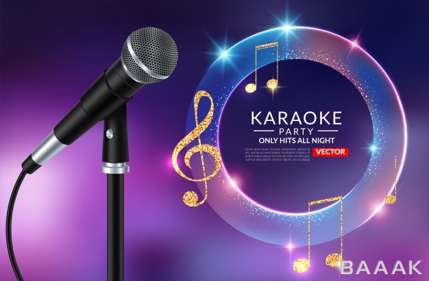 تراکت-مدرن-و-جذاب-Karaoke-party-invitation-poster-template-karaoke-night-flyer_443022940