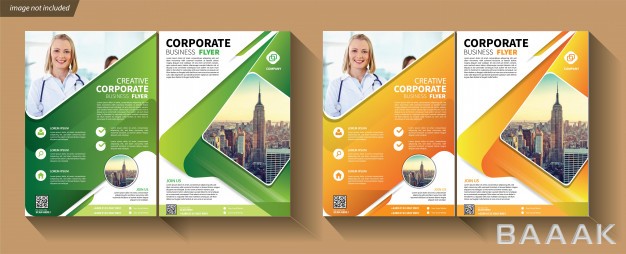 تراکت-زیبا-Flyer-business-template-cover-brochure-corporate_720444388