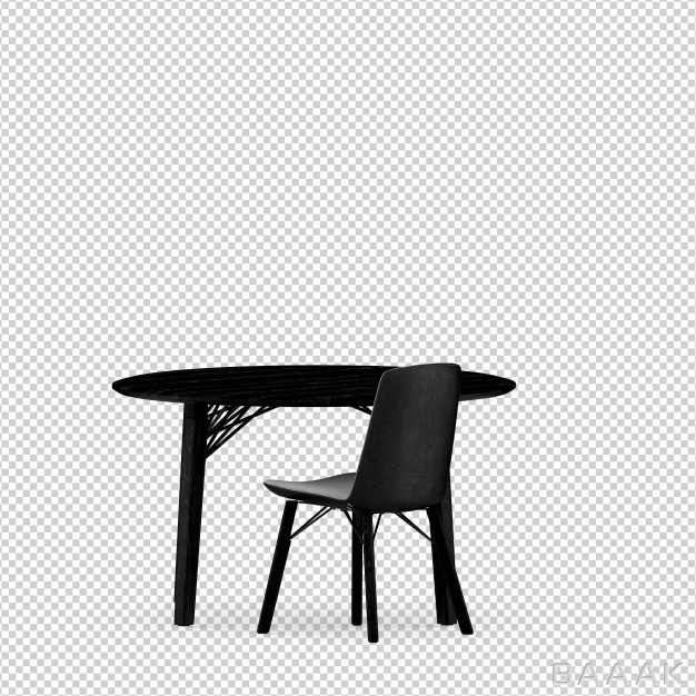 تصویر-میز-و-صندلی-با-استایل-ایزومتریک-بدون-پس-زمینه_778038989