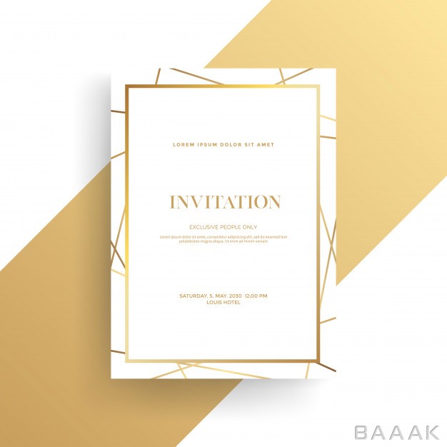 کارت-دعوت-مدرن-و-خلاقانه-Luxury-invitation-card-with-golden-texture_721265334