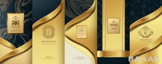 لوگو-زیبا-و-جذاب-Luxury-logo-gold-packaging