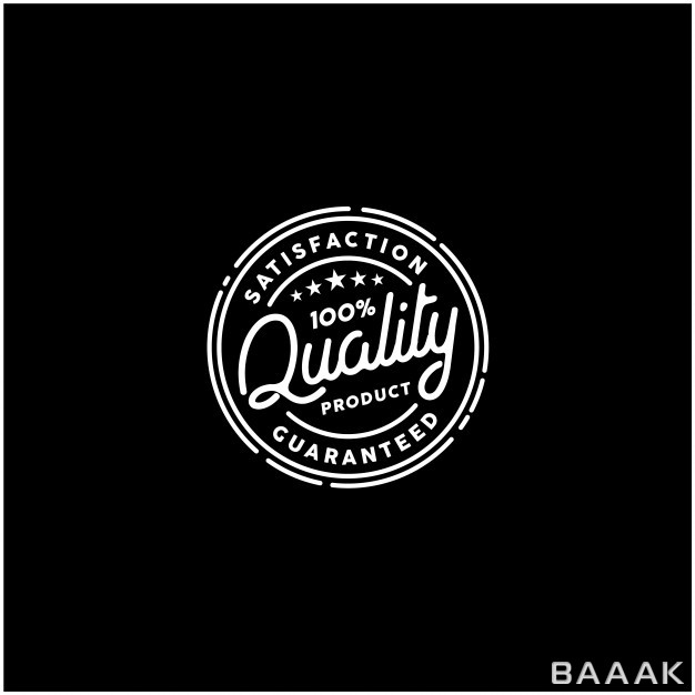 لوگو-زیبا-و-جذاب-100-guaranteed-quality-product-stamp-logo_250103047