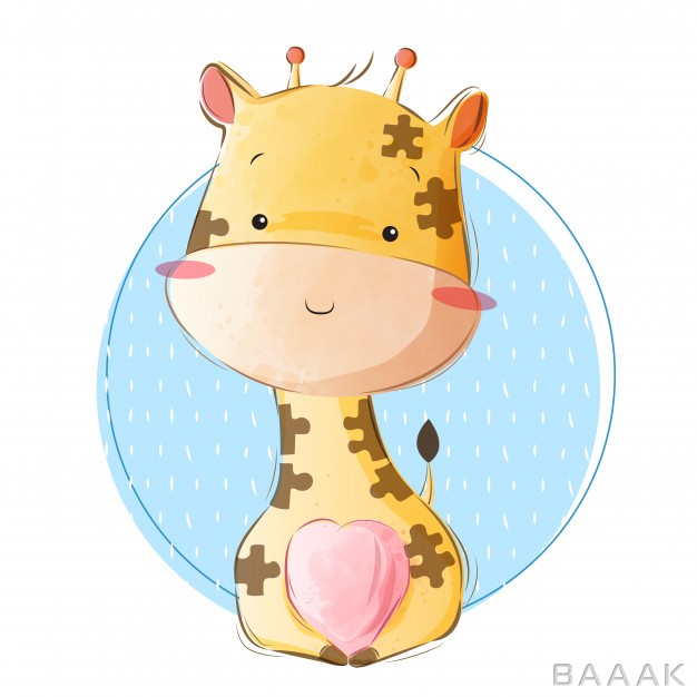 پترن-خلاقانه-Baby-giraffe-puzzle-pattern_548478101