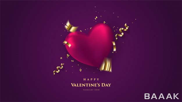 پس-زمینه-پرکاربرد-Valentine-s-day-background-with-3d-love-balloon-illustrations-with-gold-folio-pieces-paper-dark-background_297225827
