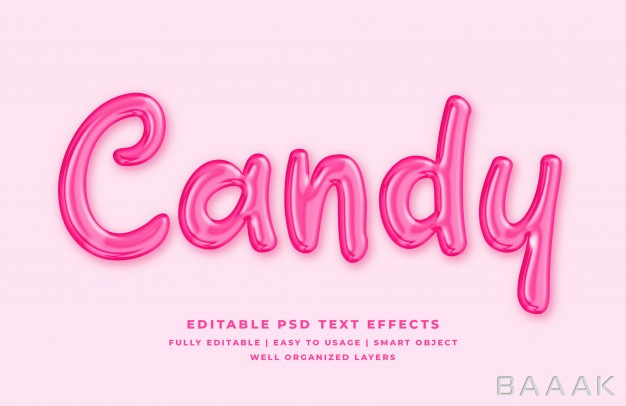 افکت-متن-فوق-العاده-Candy-3d-text-style-effect_777364382