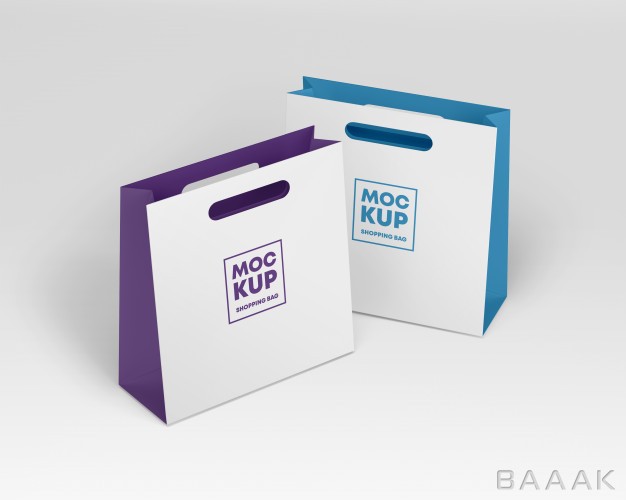 موکاپ-پرکاربرد-Paper-shopping-bags-mockup_644302708