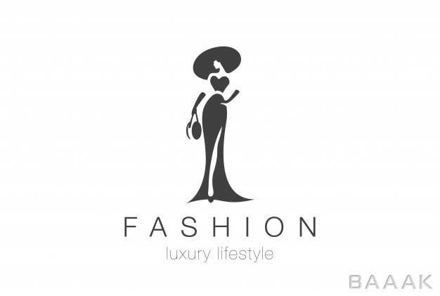 لوگو-زیبا-و-خاص-Fashion-elegant-woman-silhouette-logo-template_584238258