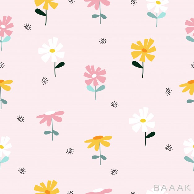 پترن-جذاب-و-مدرن-Pastel-floral-seamless-pattern_947347328