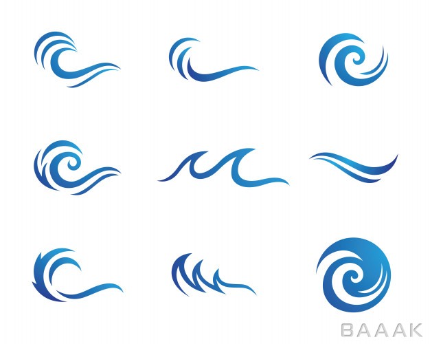 لوگو-زیبا-و-جذاب-Water-wave-logo-template_967107900