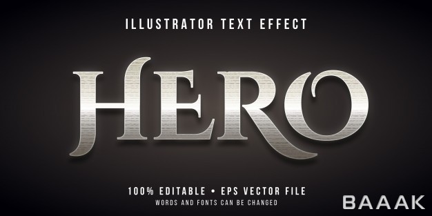 افکت-متن-زیبا-Editable-text-effect-ancient-hero-style_797453365