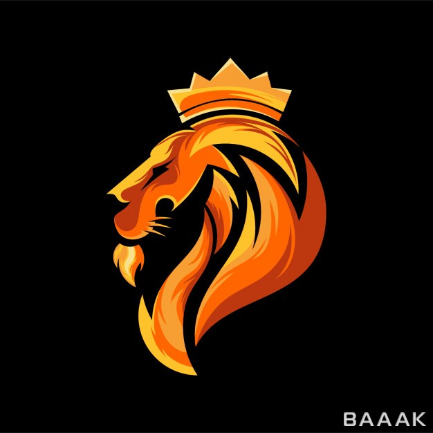 لوگو-زیبا-و-خاص-Head-lion-logo-design