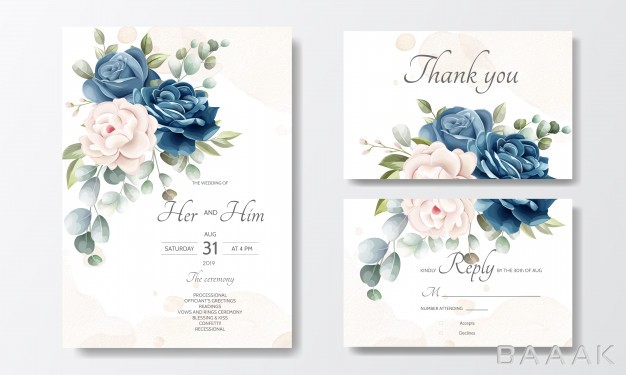 کارت-دعوت-خاص-Beautiful-floral-wreath-wedding-invitation-card-template_511468898