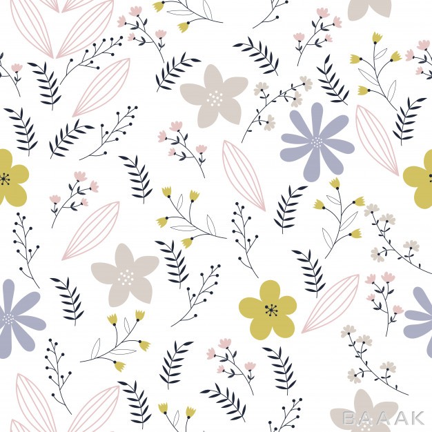 پترن-مدرن-و-جذاب-Vector-floral-pattern-doodle-style_766929145