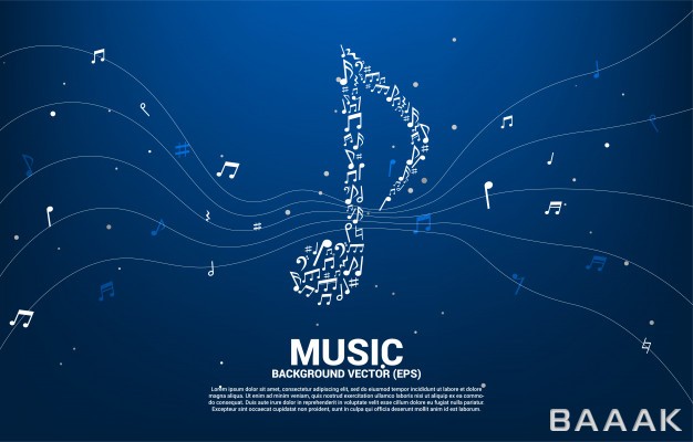 آیکون-خاص-و-خلاقانه-Vector-music-icon-shaped-from-key-note-dancing_132133763
