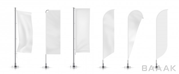 موکاپ-جذاب-Vector-set-different-types-white-waving-advertisement-banner-flag-vector-mock-up_766917252