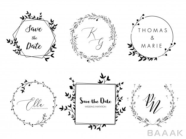 کارت-دعوت-زیبا-Wedding-invitation-floral-wreath-minimal-design_832616244