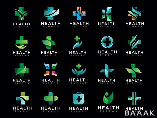 لوگو-خلاقانه-Mega-pack-health-medical-logo_830340519
