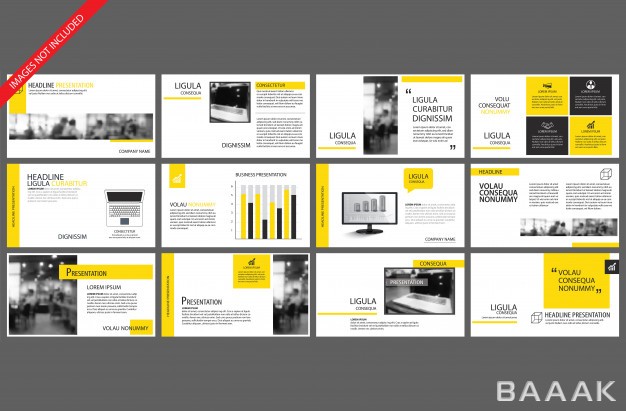 اینفوگرافیک-فوق-العاده-Yellow-element-powerpoint-slide-infographic_762169663
