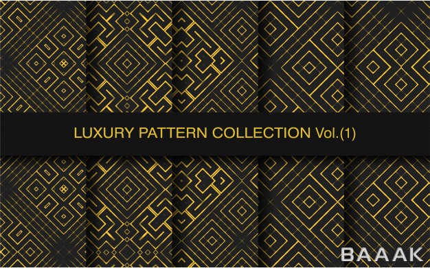 پترن-مدرن-و-خلاقانه-Geometric-luxury-pattern-collection_266197779
