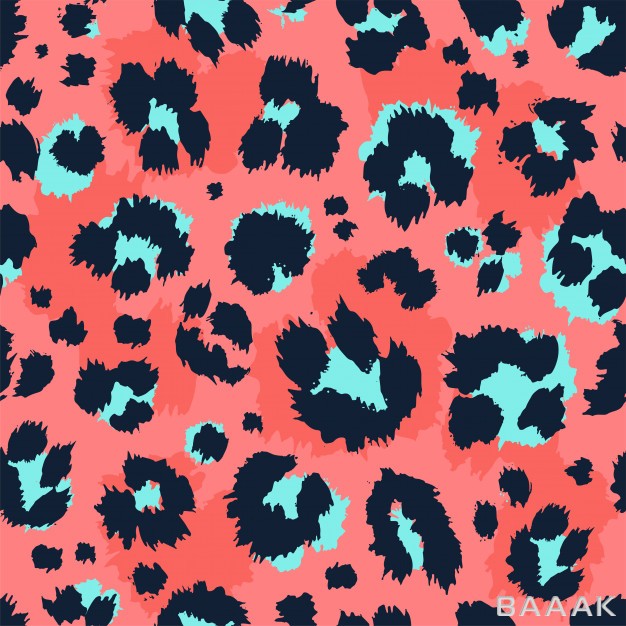 پترن-زیبا-Leopard-pattern-design-funny-drawing-seamless-pattern_399345729