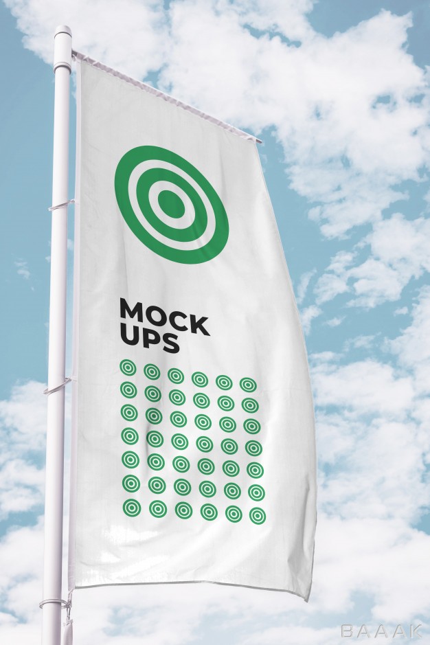 موکاپ-مدرن-Vertical-flag-mockup_474562097