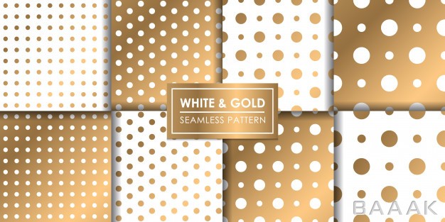 پترن-زیبا-و-خاص-White-gold-luxury-polkadot-seamless-pattern-decorative-wallpaper_562982202