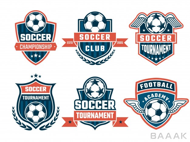 لوگو-زیبا-و-جذاب-Different-logos-football-club-labels-set_386758612