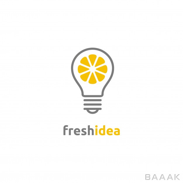 لوگو-زیبا-Light-bulb-lemon-slice-fresh-idea-logo_798913289