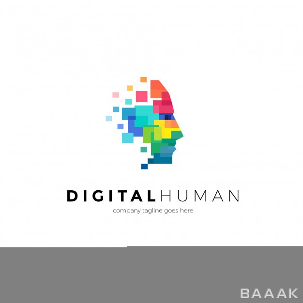 لوگو-مدرن-Digital-human-logo-template_703411220