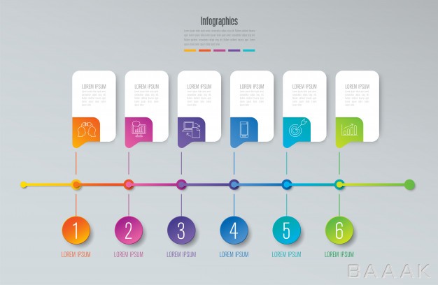 اینفوگرافیک-فوق-العاده-Timeline-infographic-elements-presentation_200635305