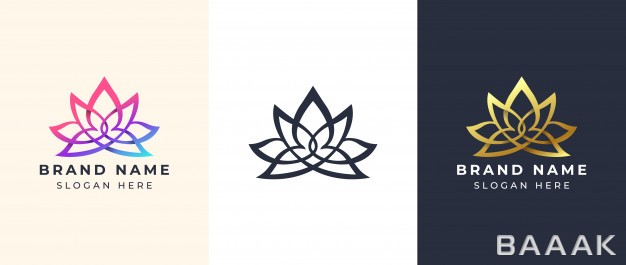 لوگو-مدرن-Line-art-yoga-logo-design_618789077