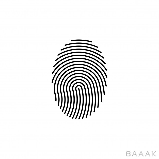 لوگو-زیبا-Finger-print-fingerprint-lock-secure-security-logo-icon-template_611537983