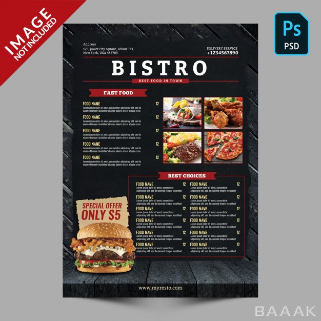 منو-زیبا-و-خاص-Bistro-restaurant-menu-template_476738890