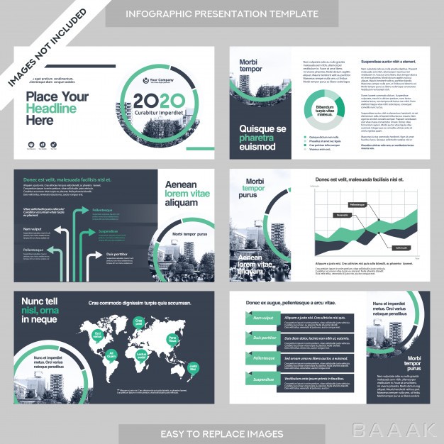 اینفوگرافیک-جذاب-City-background-business-company-presentation-with-infographics-template_314677277