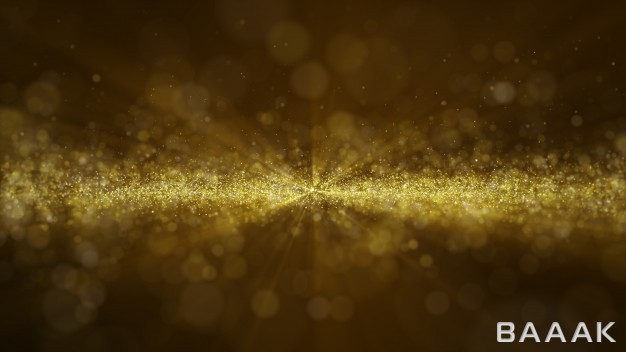 پس-زمینه-مدرن-و-جذاب-Glow-golden-dust-particale-glitter-sparks-abstract-background-celebration-with-light-beam-shine-center-fly-through_154453541