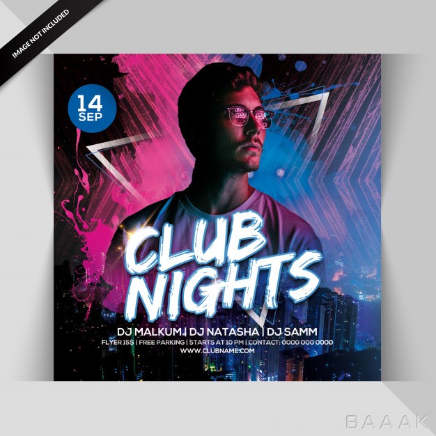 تراکت-خاص-و-مدرن-Club-nights-party-flyer_950947223