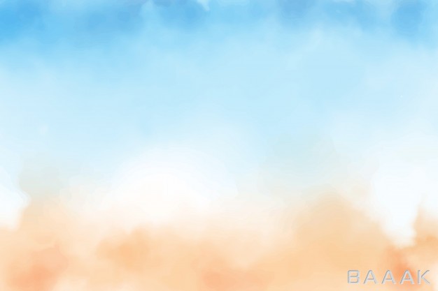 پس-زمینه-خاص-Blue-sky-sand-beach-watercolor-background_802780700