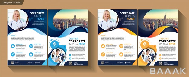 بروشور-مدرن-و-خلاقانه-Flyer-business-template-cover-brochure-corporate_414867528