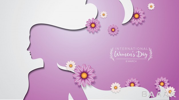 پوستر-زیبا-و-خاص-International-women-s-day-poster-paper-cutout-style-some-flowers-decoration_287605883