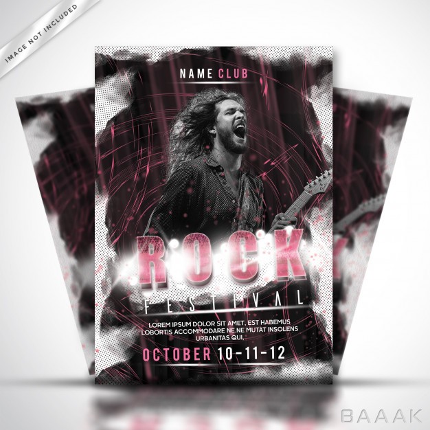 تراکت-خاص-Rock-festival-poster-flyer-template_554205489
