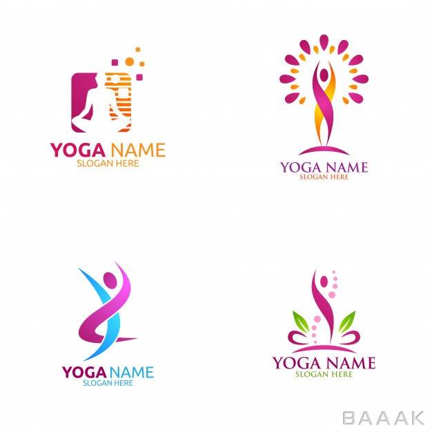 لوگو-زیبا-Yoga-lotus-flower-logo-with-health-spa_445801809