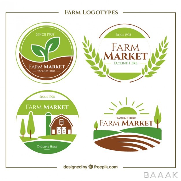 لوگو-فوق-العاده-Collection-green-farm-logo_150906494