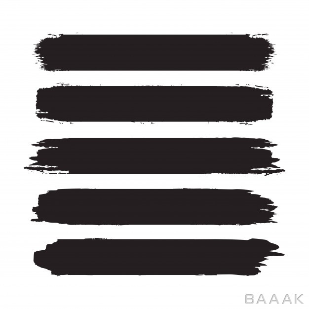 قاب-خاص-و-خلاقانه-Collection-hand-drawn-abstract-black-paint-brush-strokes-set-shapes-frames-isolated-white_339735606