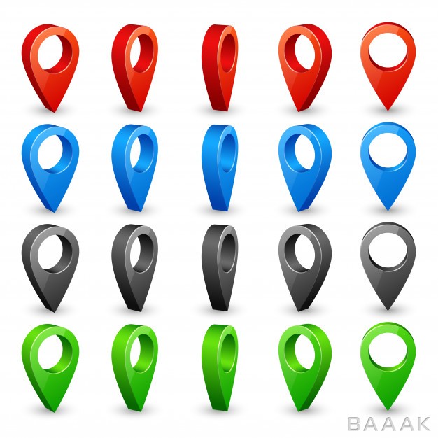 آیکون-خاص-و-خلاقانه-Color-3d-map-pins-place-location-destination-icons_553137998